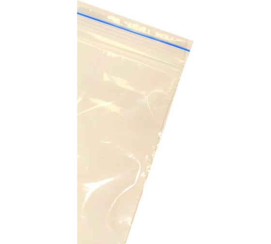 Пакет с замком ООО Комус zip lock, 18x25 см, 60 мкм, 100 шт. 1388948