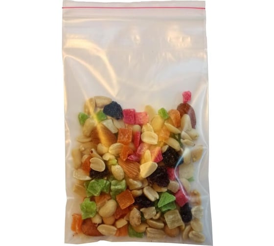 Пакет ООО Комус с замком zip lock, 12x17 см, 80 мкм, 100 шт. 1691883