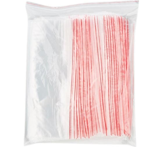 Пакет ООО Комус с замком zip lock, 40x50 см, 45 мкм, 100 шт. 770037