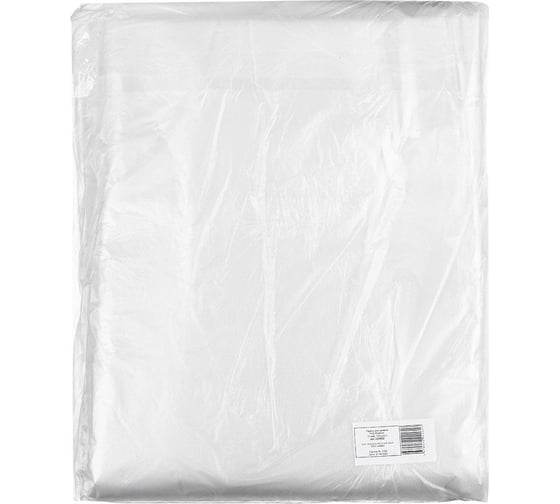 Фасовочный пакет для запайки ООО Комус пнд, 60x90 см, 13 мкм, 100 шт. 1235622
