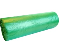 Фасовочный пакет на втулке ООО Комус пнд, 25x40 см, 7 мкм, 500 шт., зеленый, био 1736153