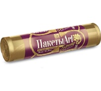 Пакеты для мусора Grifon ART с завязками особо прочные 30 л золотой Б0041941