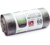 Пакеты для мусора Grifon 60 л 50 шт рул Bio Б0045157