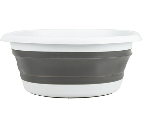 Складной силиконовый таз для дома и дачи LAIMA home 10 л, круглый, диаметр 36 см 608669