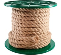 Крученая джутовая веревка Rusconnect 18 мм, 40 м, на ролике 159500