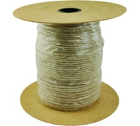 Крученая джутовая веревка Rusconnect 6 мм, 200 м, на ролике 158600