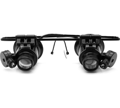 Налобная 20x бинокулярная лупа Pro Legend LED PL4403