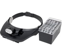 Налобная лупа Pro Legend 1.2/1.8/2.5/3.5x с подсветкой 3 LED PL4410