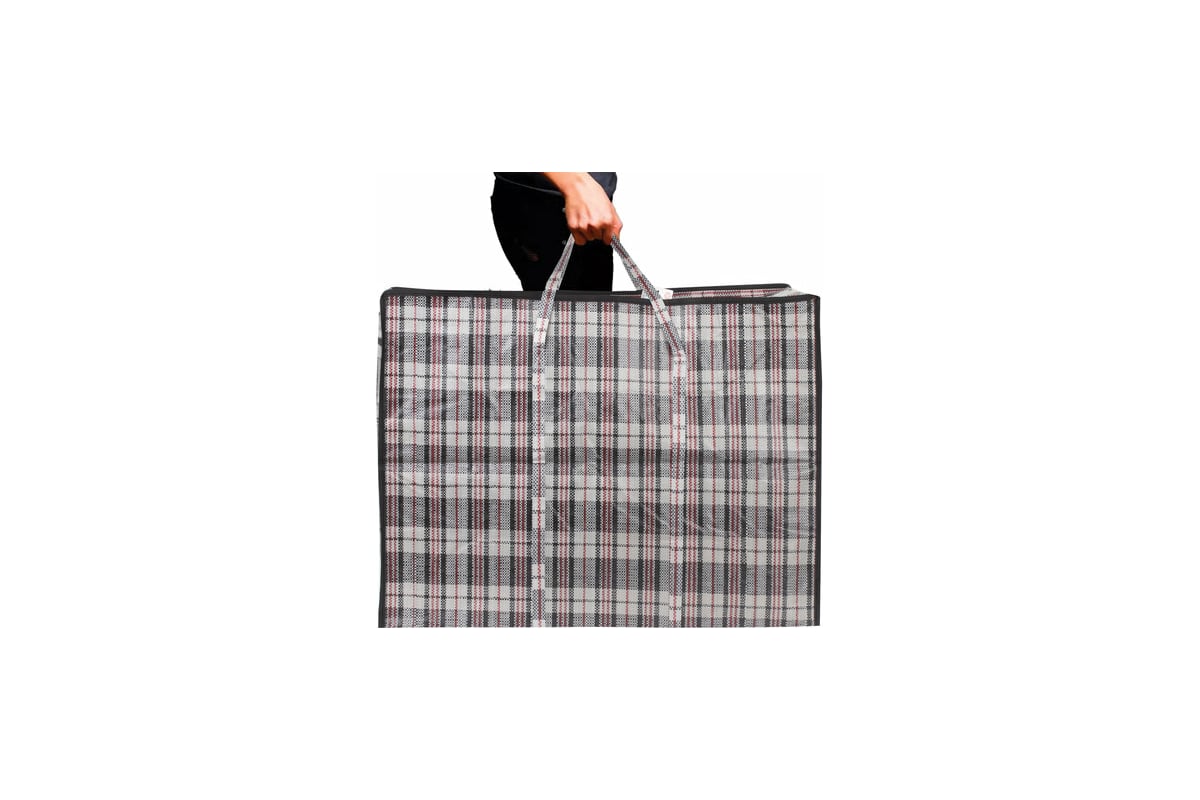 Хозяйственная сумка-баул ЛЮБАША полипропилен, 70x50x30 см, 105 л, черно .