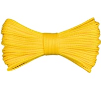 Шнур вязаный полипропиленовый ООО Оптхозторг 4 мм 50 м желтый 0384506