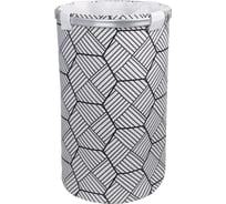 Корзина для белья FIXSEN FX-1033B на завязках, 80л, белая 1033B