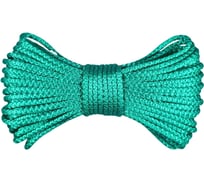 Шнур вязаный полипропиленовый ООО Оптхозторг 6 мм 50 м зелёный 0386507