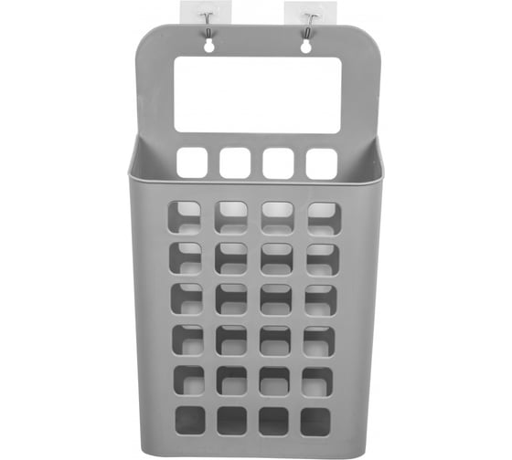 Корзина для белья BRADEX на липучках, серая TD 0641