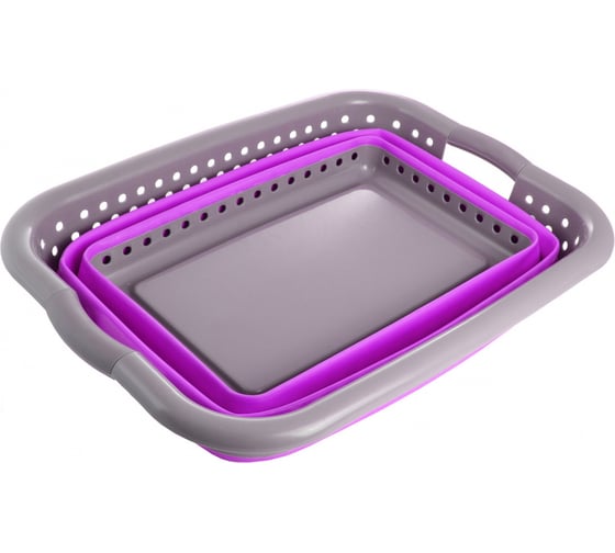 Корзина складная BRADEX 26 л, сиреневая TD 0657