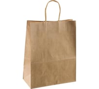 Пакет ООО Комус подарочный, крафт, 26x33x12 см, 120 гр, gbz087 kraft 1749101