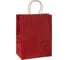 Пакет ООО Комус подарочный, крафт, 26x33x12 см, 120 гр, красный, gbz087 red 1758549 1