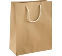 Пакет ООО Комус подарочный, крафт, 26x32x12 см, 230 гр, pbz029 1748610