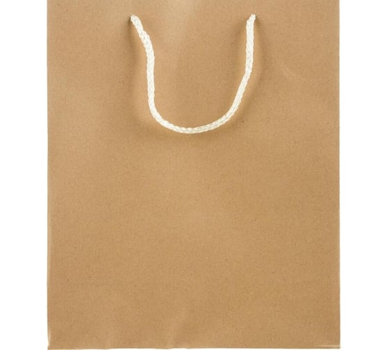 Пакет ООО Комус подарочный, крафт, 26x32x12 см, 230 гр, pbz029 1748610