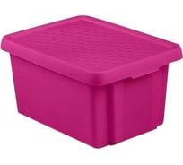 Коробка с крышкой CURVER Essentials 16л фиолетовая 00753-437-00