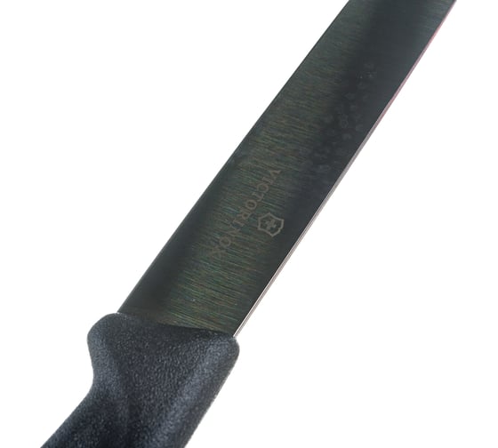 Нож для очистки овощей Victorinox лезвие 10 см, черный, 6.7703