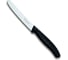 Нож для томатов и сосисок Victorinox лезвие 11 см волнистое, черный, 6.7833 1