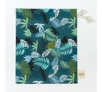 Текстильный мешочек Этель "Папоротник" 27x34 см, 80% хлопок, 20% пэ, сатин 110 г/м2 9596567