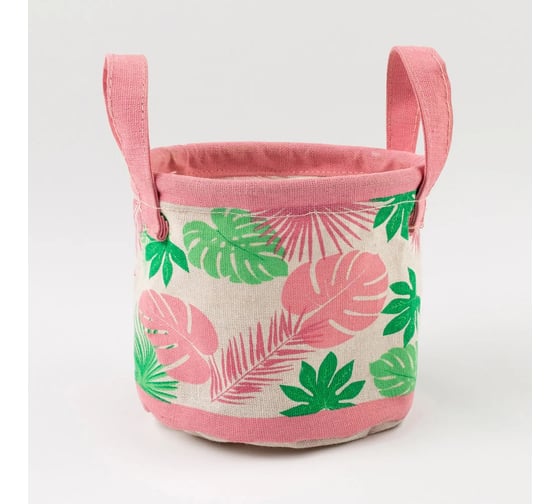 Текстильная корзинка Этель "Tropical dream" 14x12 см 3827133 1