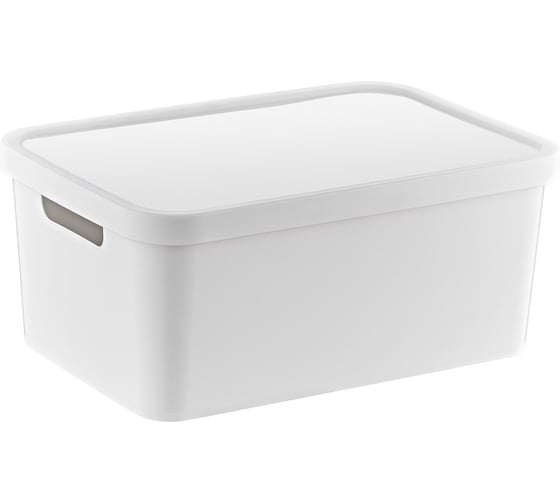 Контейнер с крышкой TURAN STAFI White 12 л арт. TRN-235-White 1