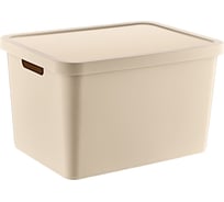 Контейнер с крышкой Turan STAFI Latte 18 л арт. TRN-236-Latte