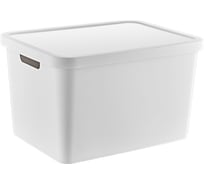 Контейнер с крышкой Turan STAFI White 18 л арт. TRN-236-White