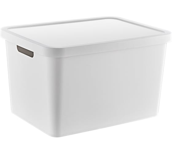 Контейнер с крышкой Turan STAFI White 18 л арт. TRN-236-White