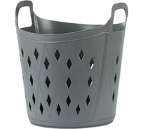 Корзина для хранения с ручками Homium серый storagePVH02grey