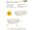 Набор из 2-х корзин пластиковых для хранения "Юки" HANDY HOME, Д280 Ш210 В90, белый SET2(Jiu-1) 4