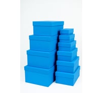 Набор подарочных коробок для хранения Cartonnage 10 в 1, 10 прямоугольных коробок-матрешек разного размера, 12.9x7.4x4.5 - 31.4x20.9x13.5 см NPPK.15.6.P