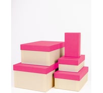 Набор подарочных коробок для хранения Cartonnage 5 в 1, 5 прямоугольных коробок-матрешек разного размера, 14.4x8.9x5.5 - 31.4x20.9x13.5 см NPPK.16.10.14.P