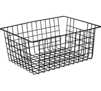 Корзина для хранения MasterProf 350x270x150 мм, черная HS.130291