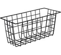 Корзина для хранения MasterProf 285x125x125 мм, черная HS.130290
