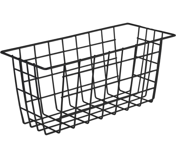 Корзина для хранения MasterProf 285x125x125 мм, черная HS.130290 1