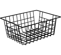 Корзина для хранения MasterProf 280x220x115 мм, черная HS.130289