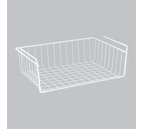 Подвесная корзина на полку MasterProf 400x260x110 мм, белая HS.130295