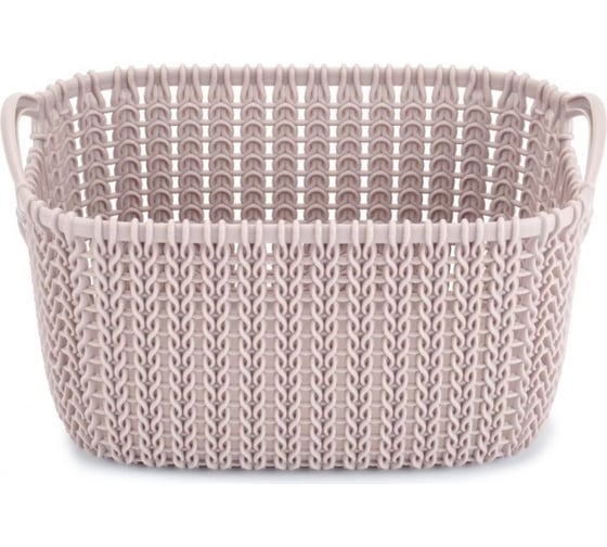 Корзина CURVER knit s 8 л, фиолетовая пастель 03674-X69-00