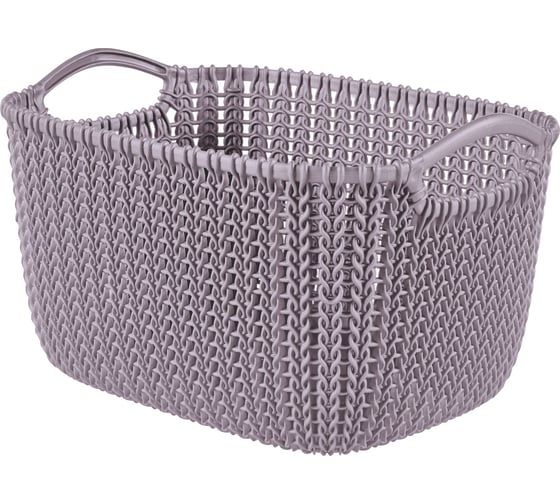 Корзина CURVER knit s 8 л, фиолетовая пастель 03674-X69-00