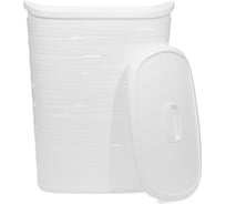 Бельевая корзина CURVER ribbon 49 л, белый 00746-X07-00