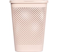 Корзина для белья CURVER pure розовая, 55 л 01918-Q70-00