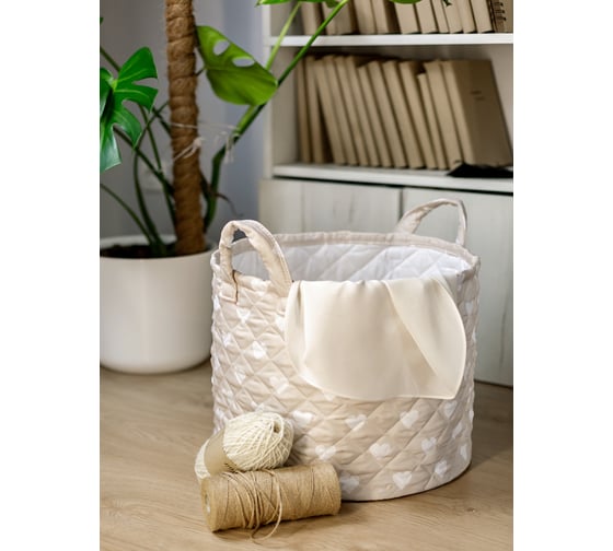 Корзина Bath Plus hearts 30x25 см SBS-104