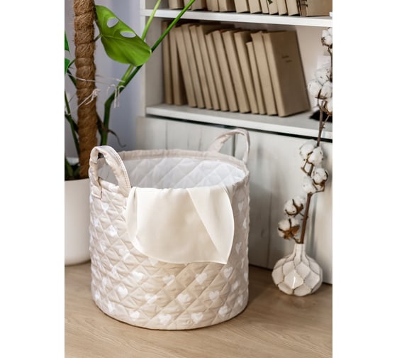 Корзина Bath Plus hearts 40x35 см SBL-304 1