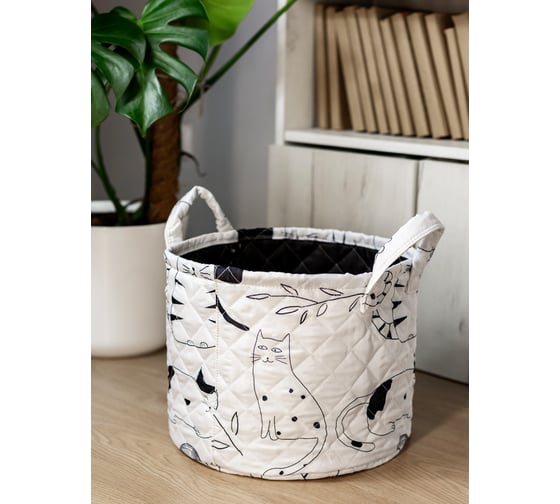 Корзина Bath Plus little black cat 30x25 см SBS-102