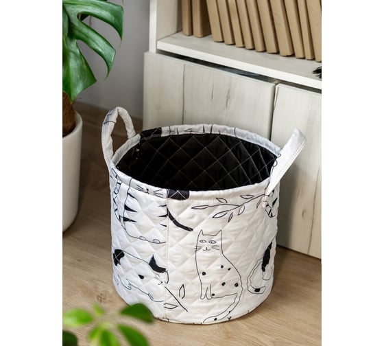 Корзина Bath Plus little black cat 40x35 см SBL-302