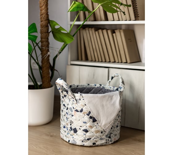 Корзина Bath Plus terrazzo 35x30 см SBM-201