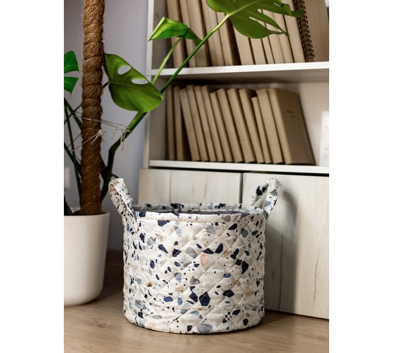 Корзина Bath Plus terrazzo 40x35 см SBL-301